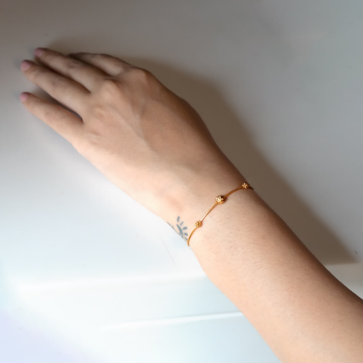 Petite Charm Gold Link