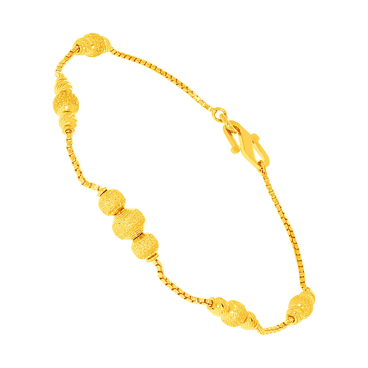 Stylish Slender Gold Link