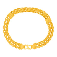 Sophisticated Zeal 22K Gold Men Bracelet