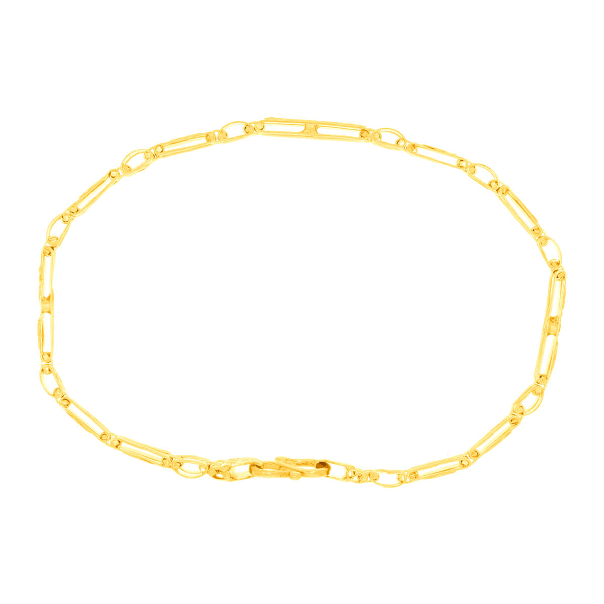 Sophisticated Edge 22K Gold Men Bracelet