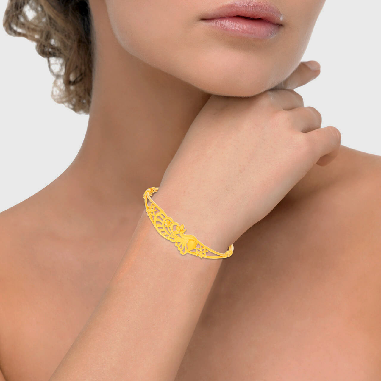 Delicate Foliage Gold Kada