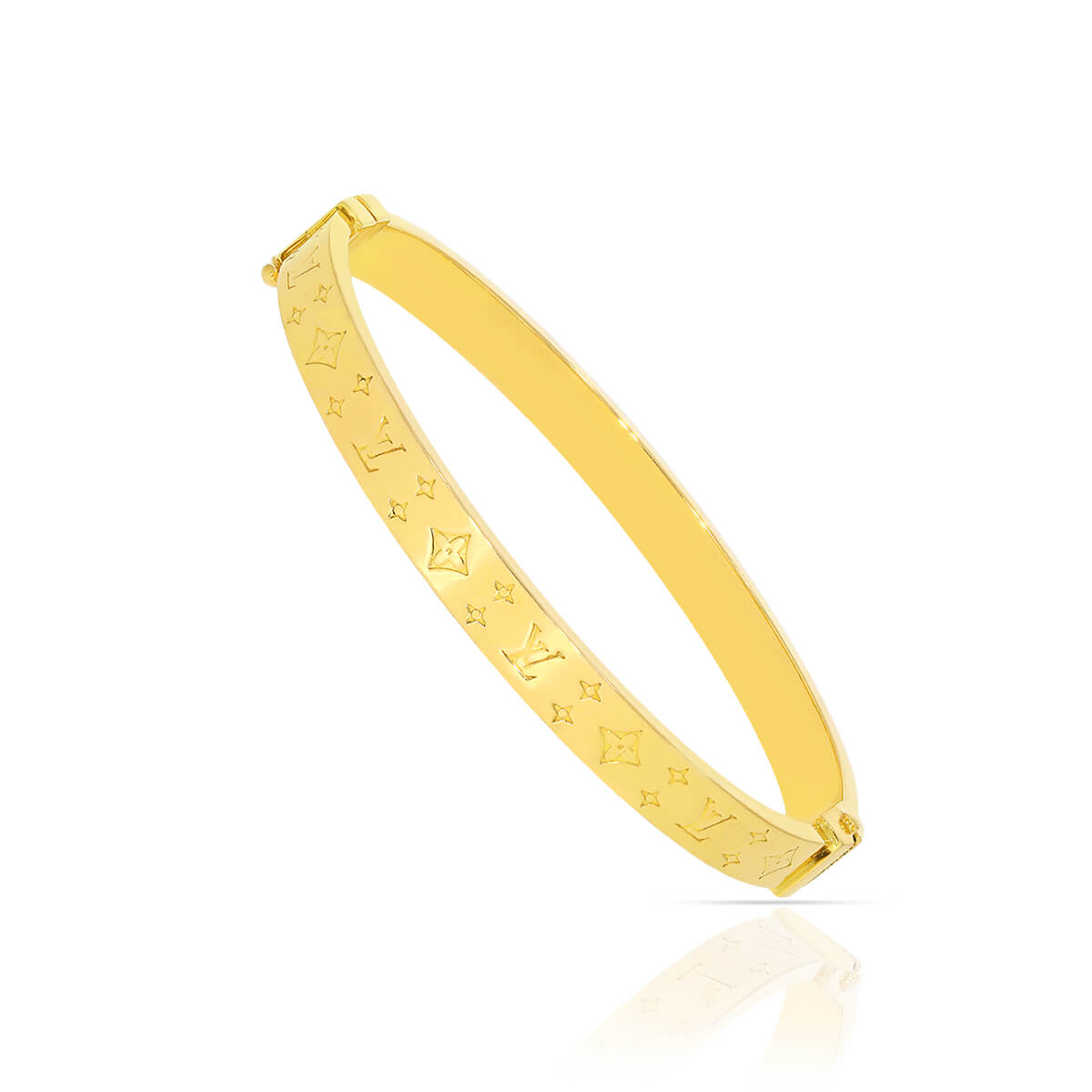Refined Elegance Men Gold Kada 18K
