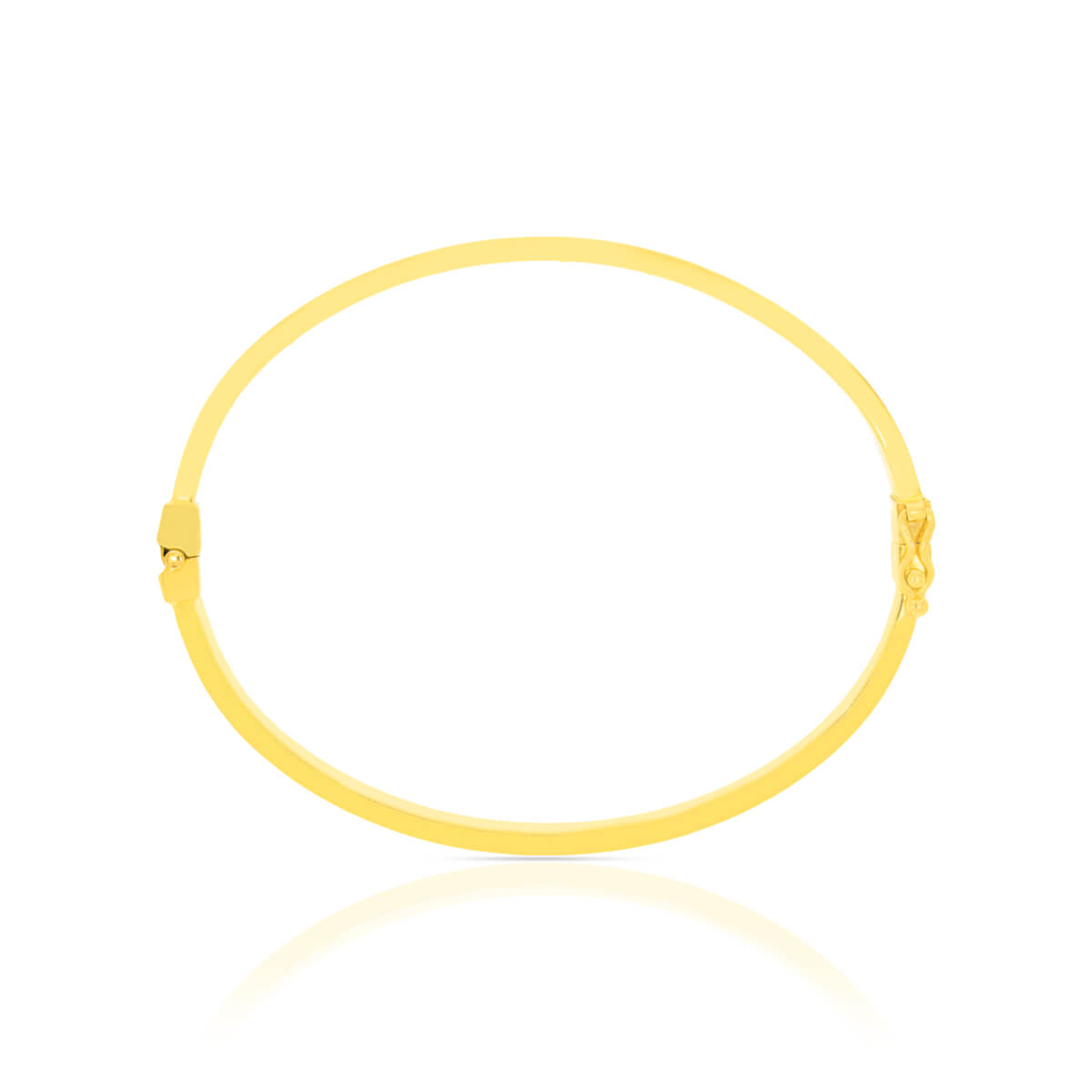 Refined Elegance Men Gold Kada 18K