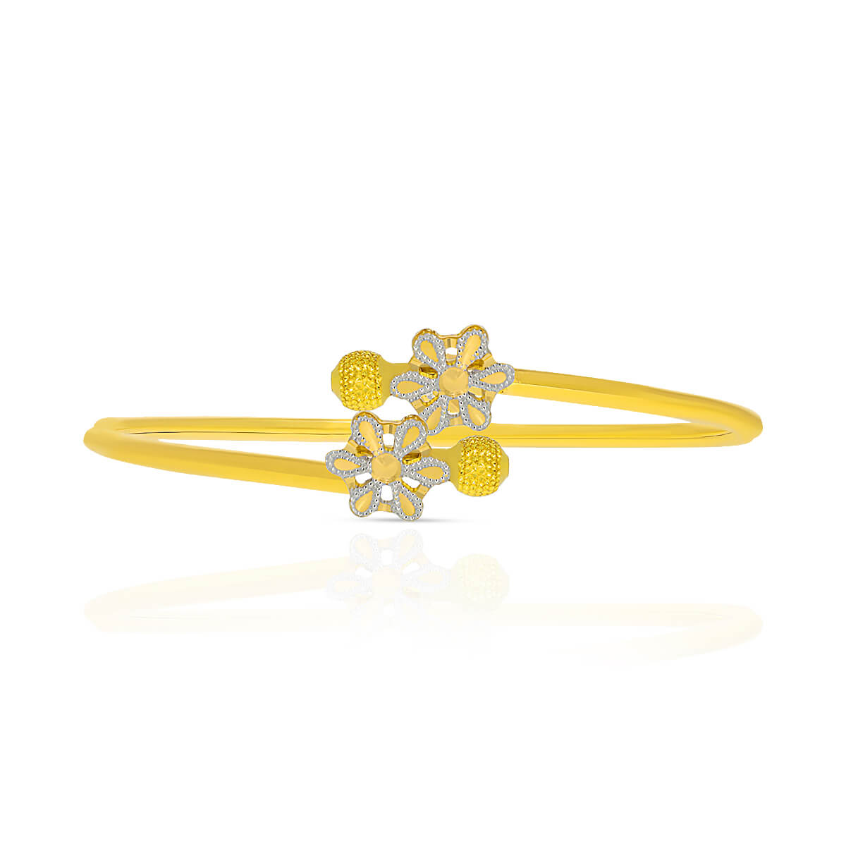 Petite Flora Charm Gold Kada