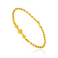 Contemporary Elegance Gold Bracelet