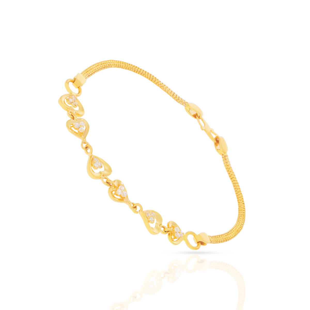 Gleaming Charm Gold Link
