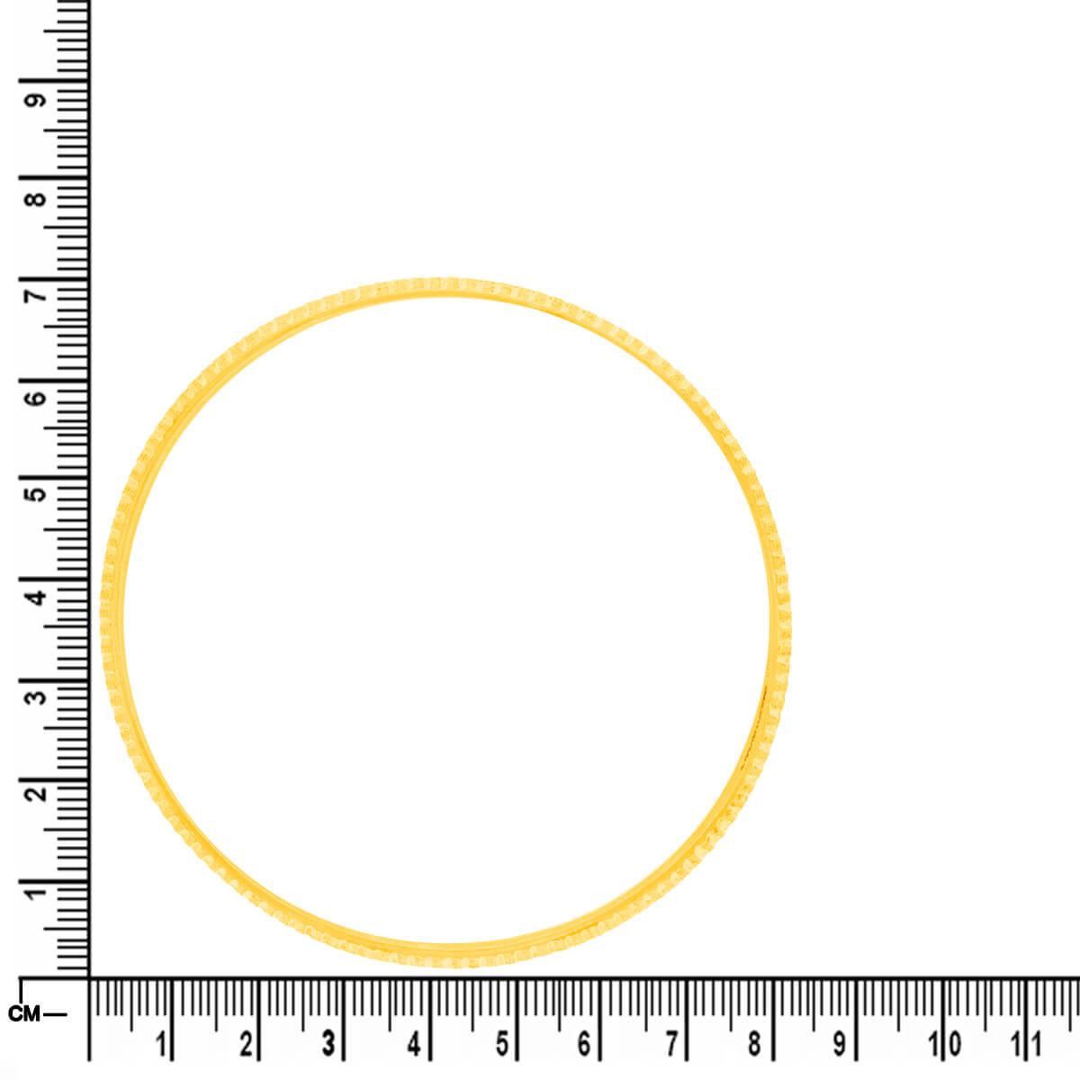 Golden Elegance Men Gold Kada 22K