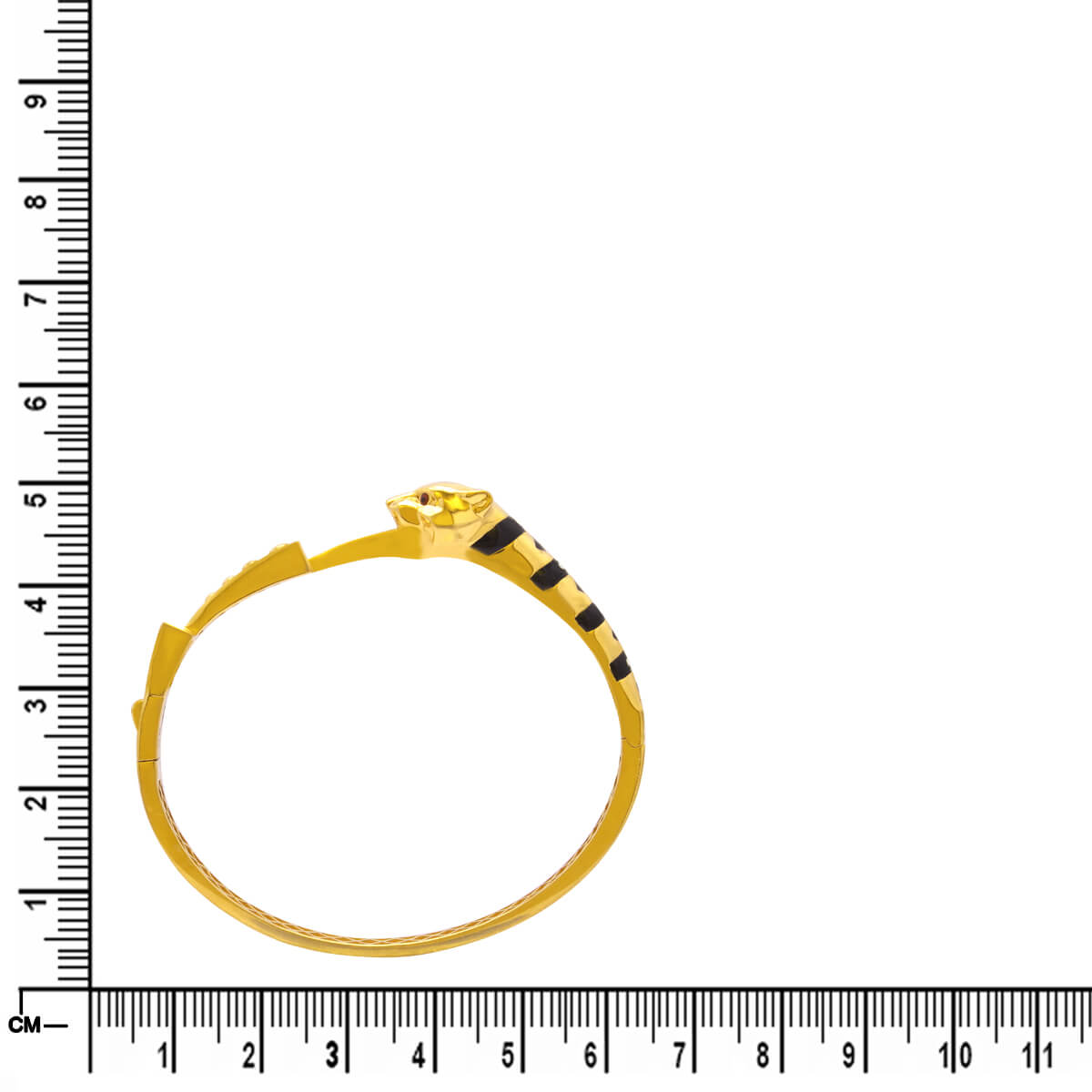 Brawny Edge Men Gold Kada 22K