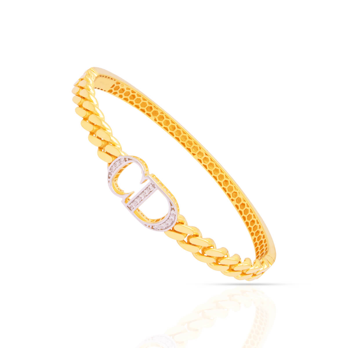 Dashing Radiance Men Kada in 22K Gold