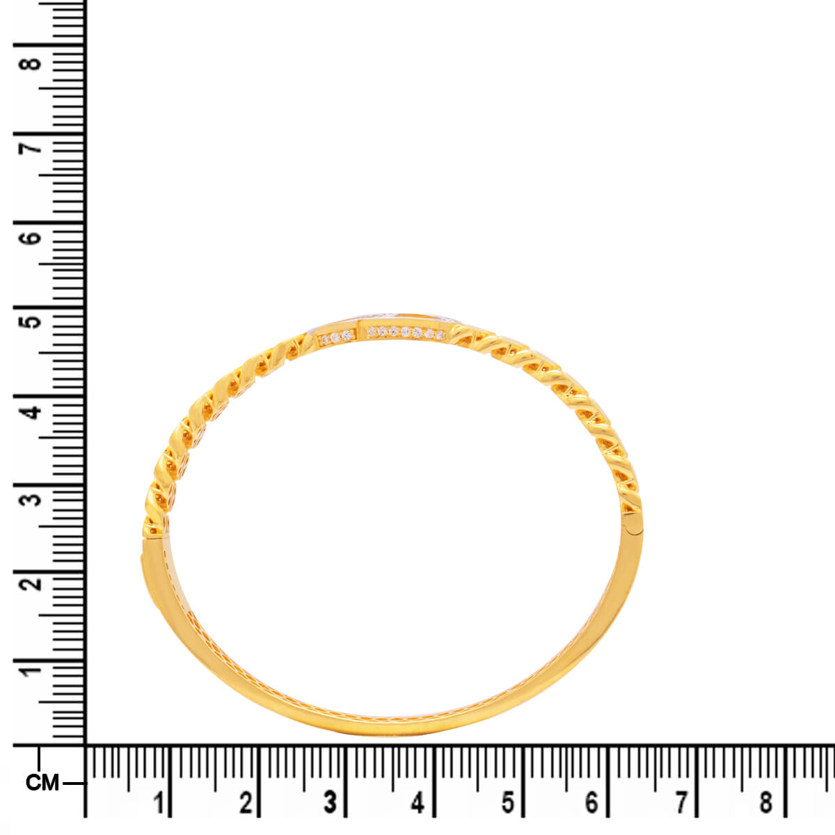 Dashing Radiance Men Kada in 22K Gold