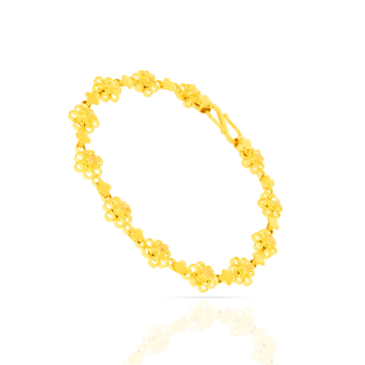 Contemporary Grace Gold Bracelet