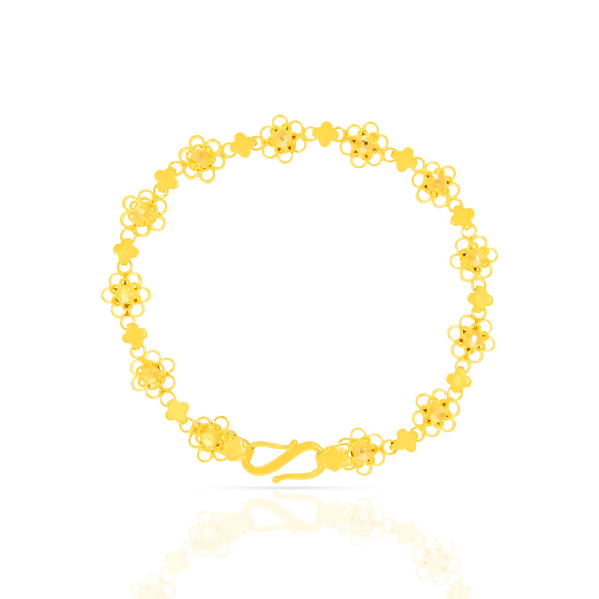 Contemporary Grace Gold Bracelet