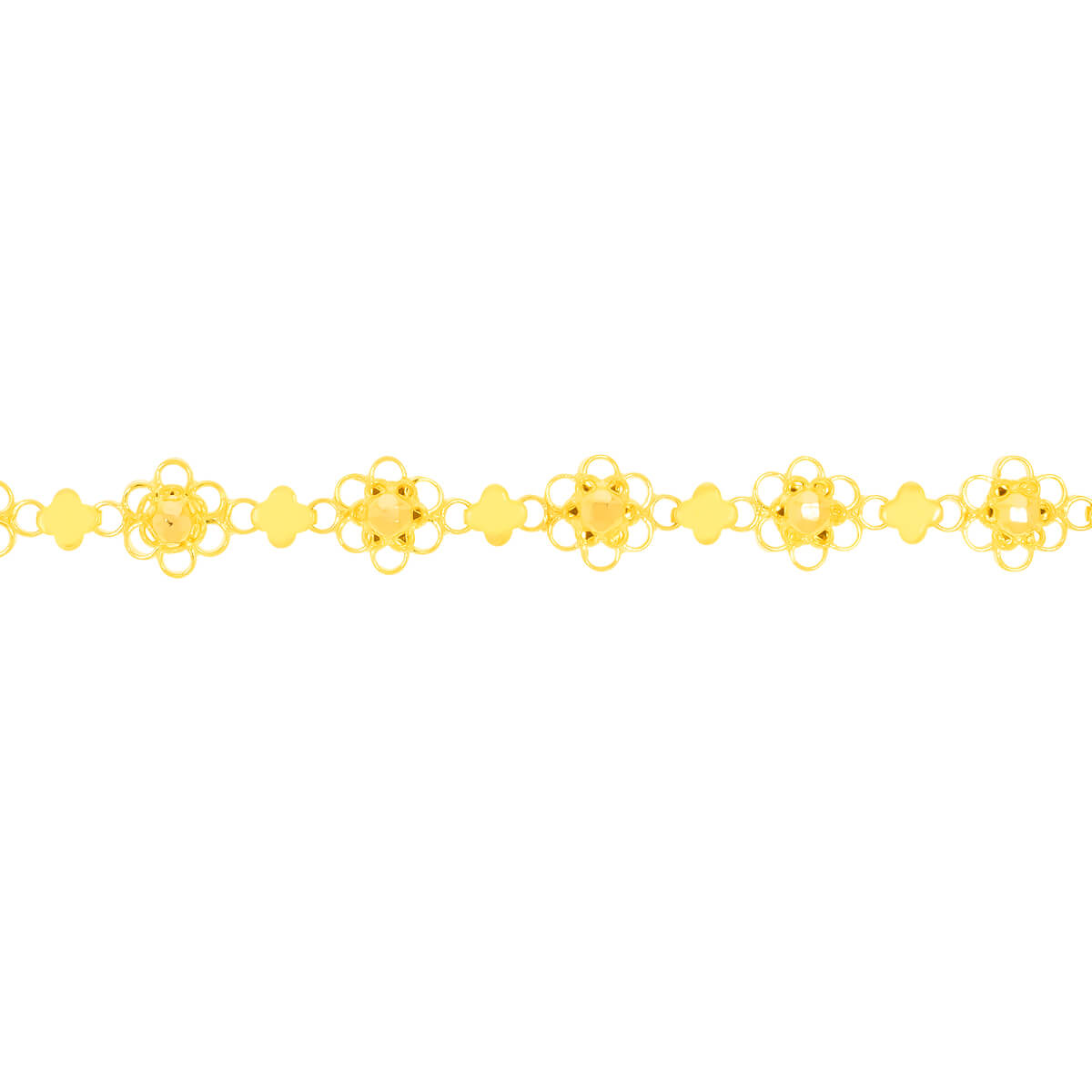 Contemporary Grace Gold Bracelet