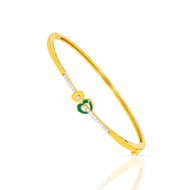 Gold Kada with Dainty Glow