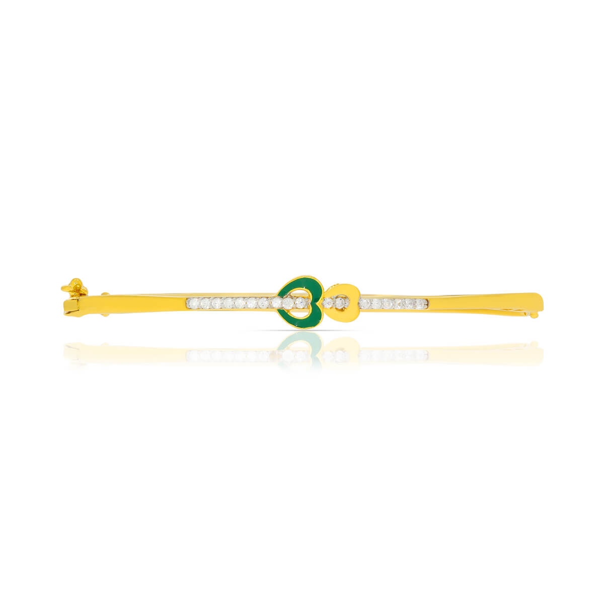 Gold Kada with Dainty Glow