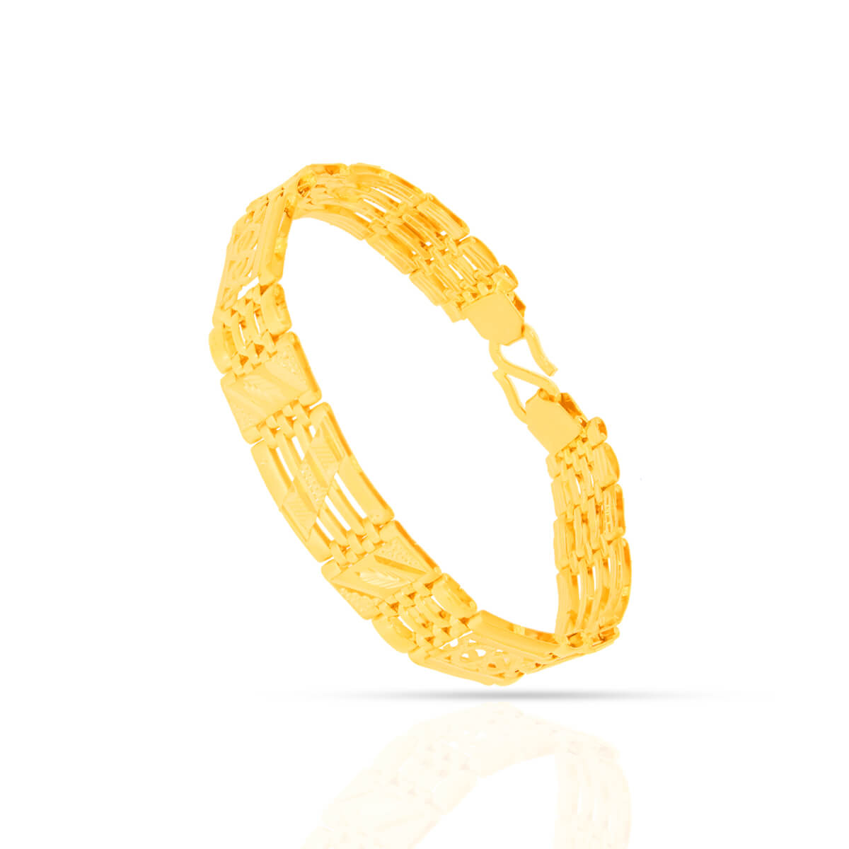 Golden Boldness 22K Men Bracelet