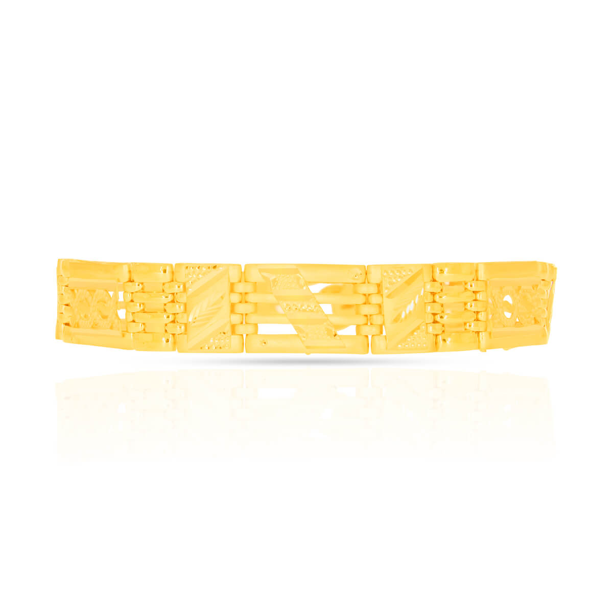 Golden Boldness 22K Men Bracelet