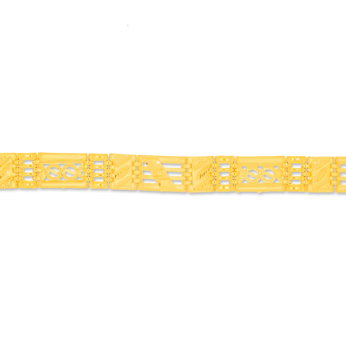 Golden Boldness 22K Men Bracelet