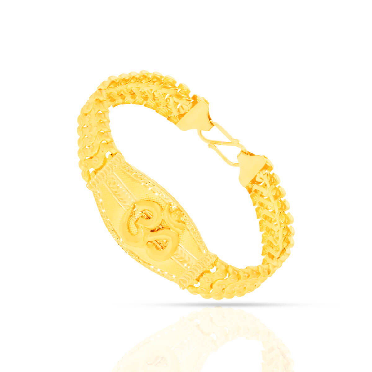 Golden Brilliance Men Gold Bracelet 22K