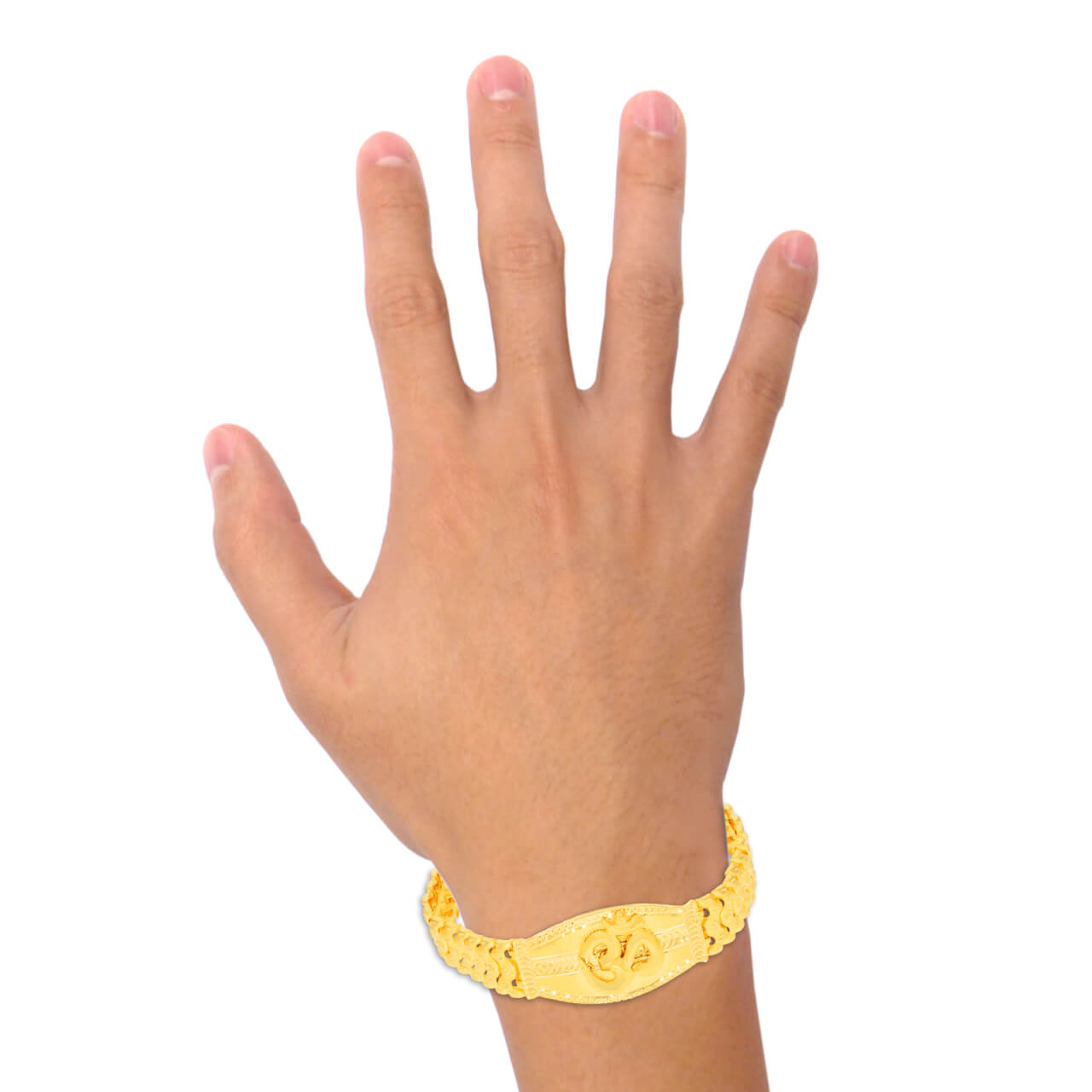 Golden Brilliance Men Gold Bracelet 22K