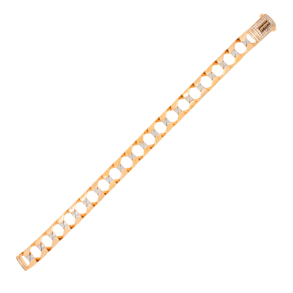 Rugged Style Men Gold Bracelet 18K