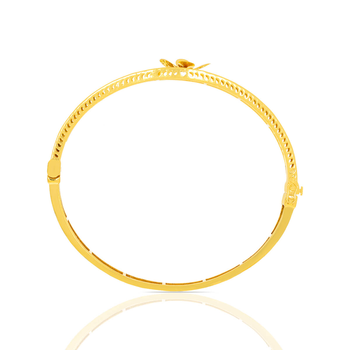 Floral Glow Gold Kada