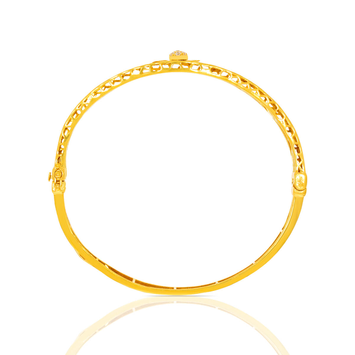 Gold Kada with Exclusive Artistry