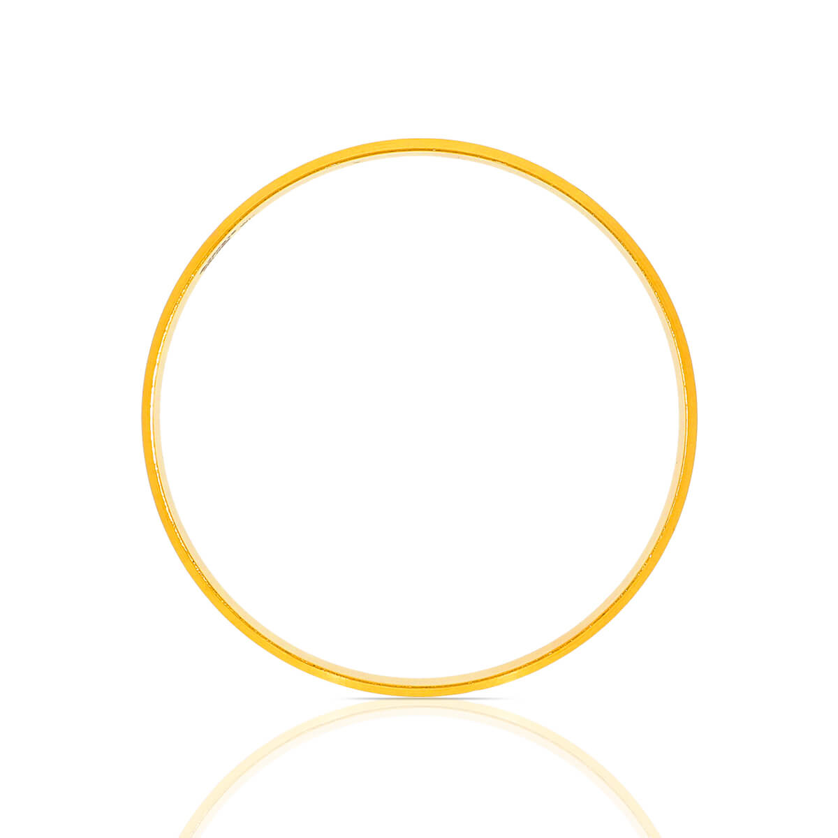 Sleek Stylish Men Gold Kada 22K