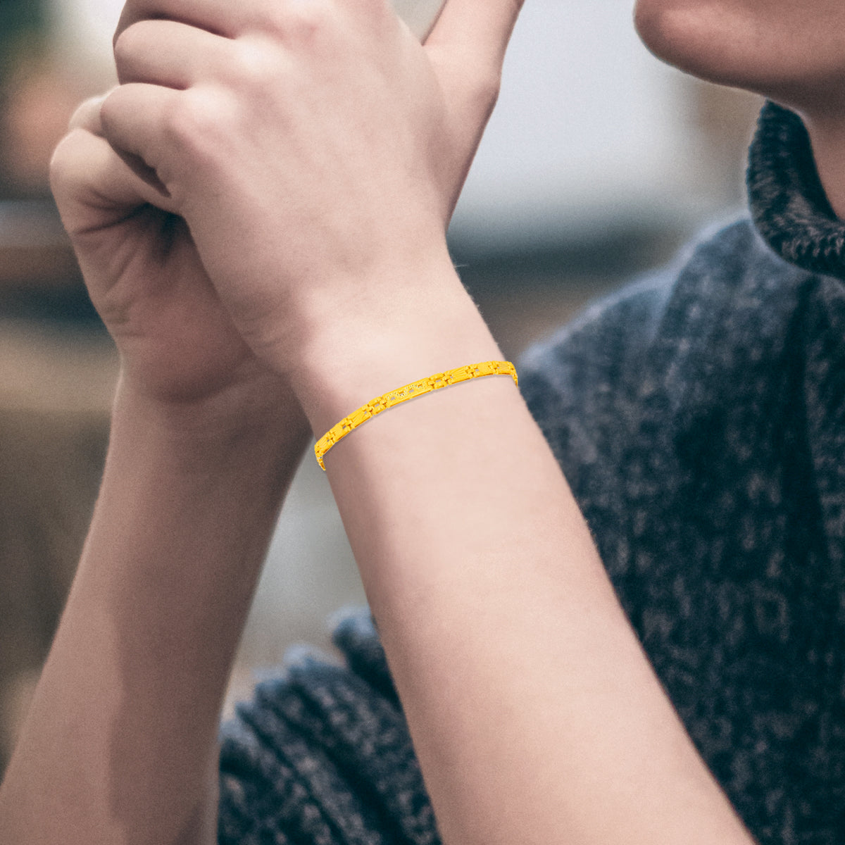 Urbane Power 22K Gold Bracelet for Men