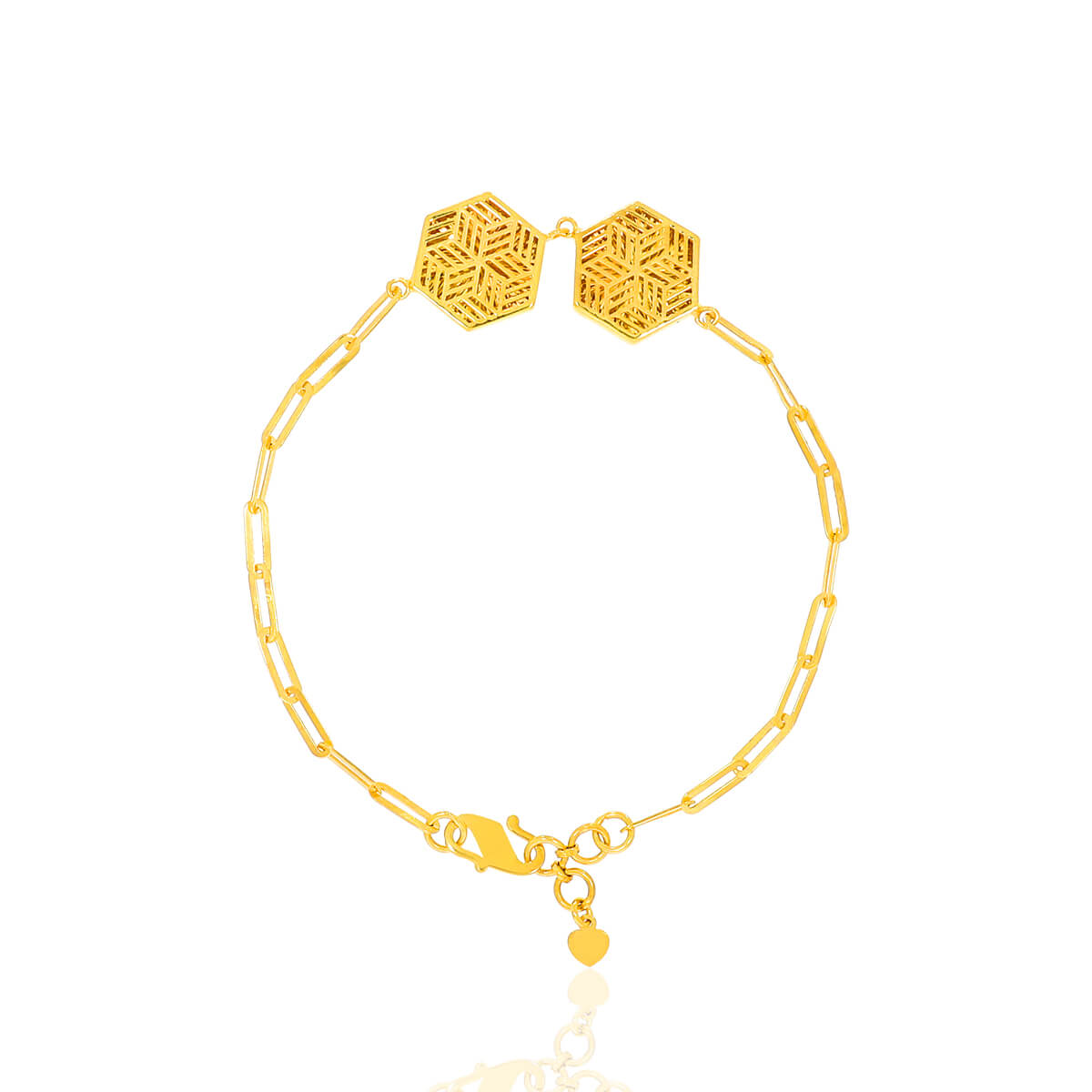 Blossom Charm Gold Link