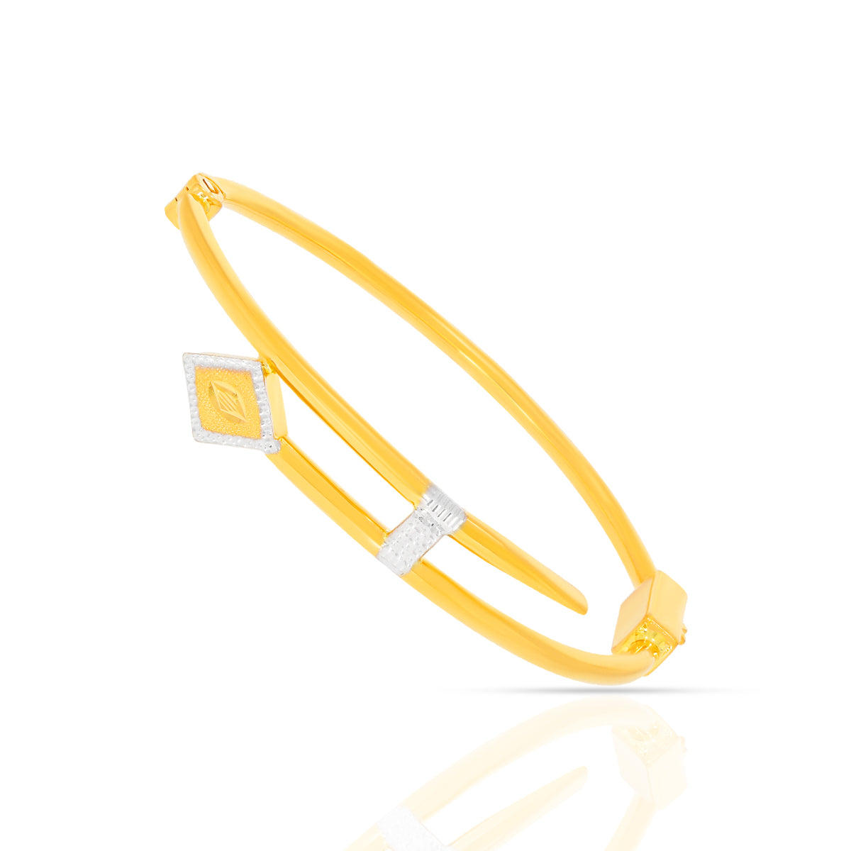 Graceful Twirl Gold Bracelet