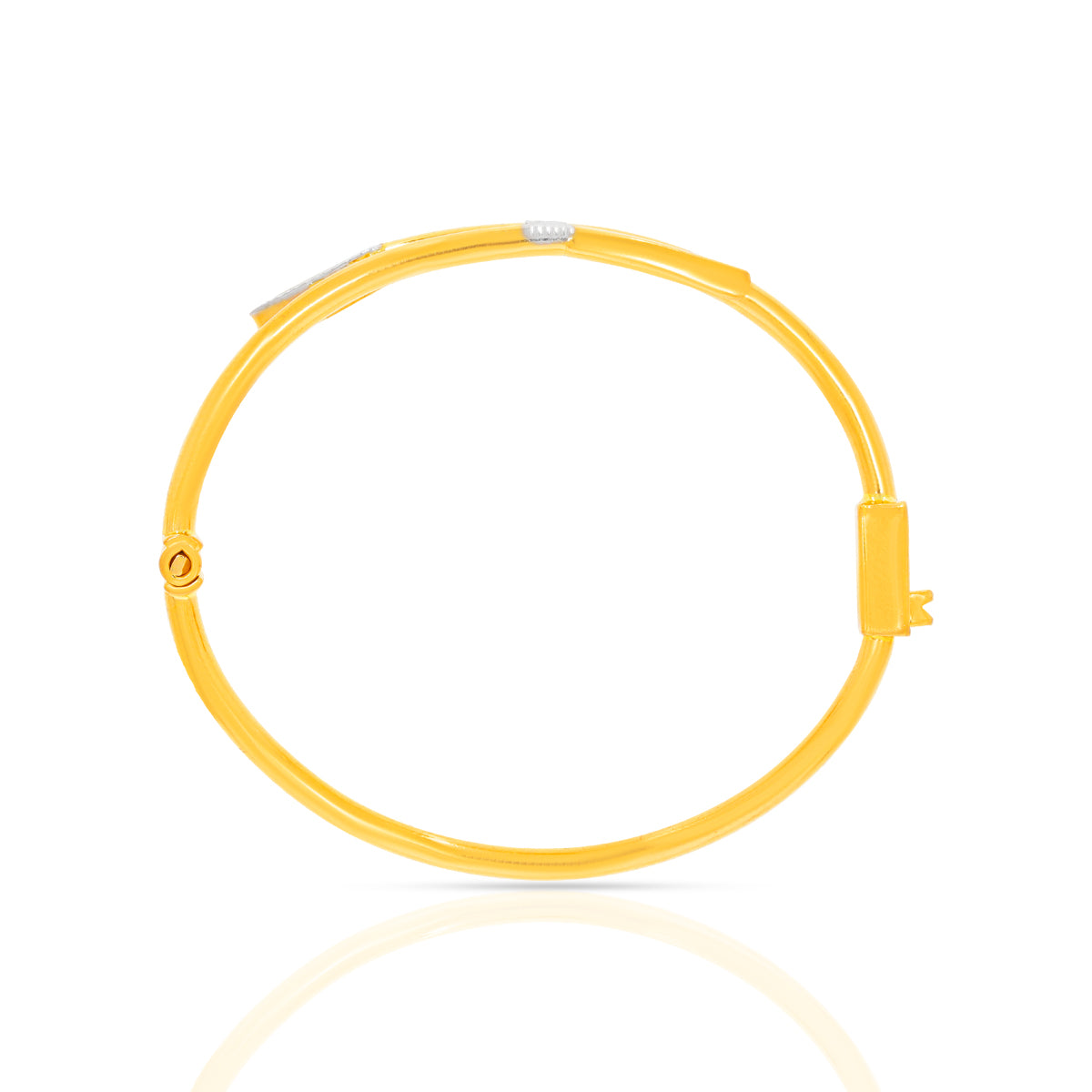 Graceful Twirl Gold Bracelet