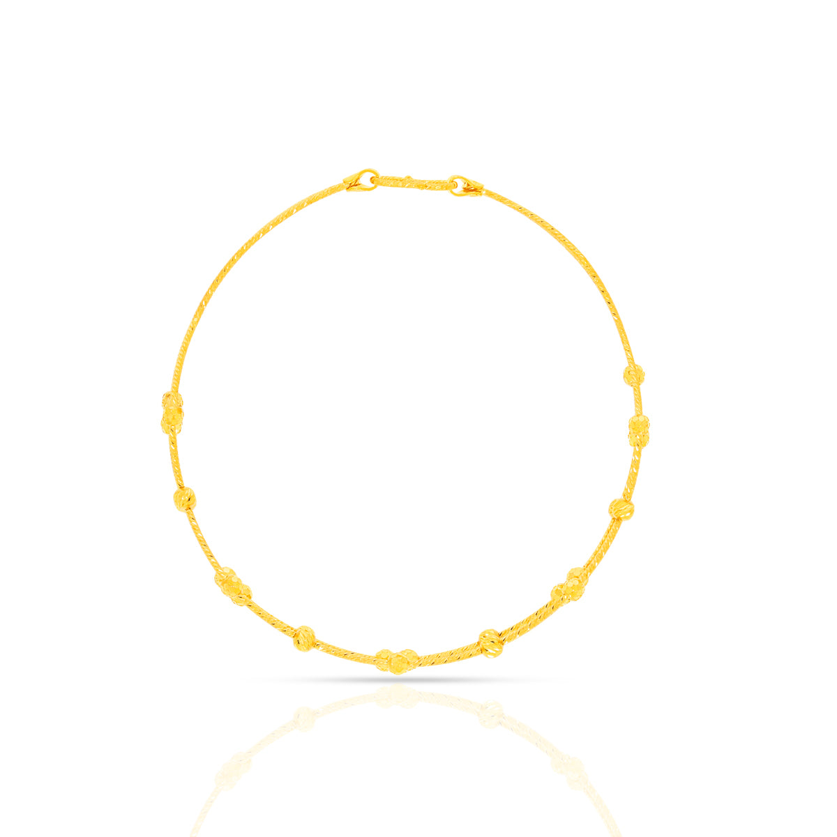 Gracile Wavy Gold Bracelet