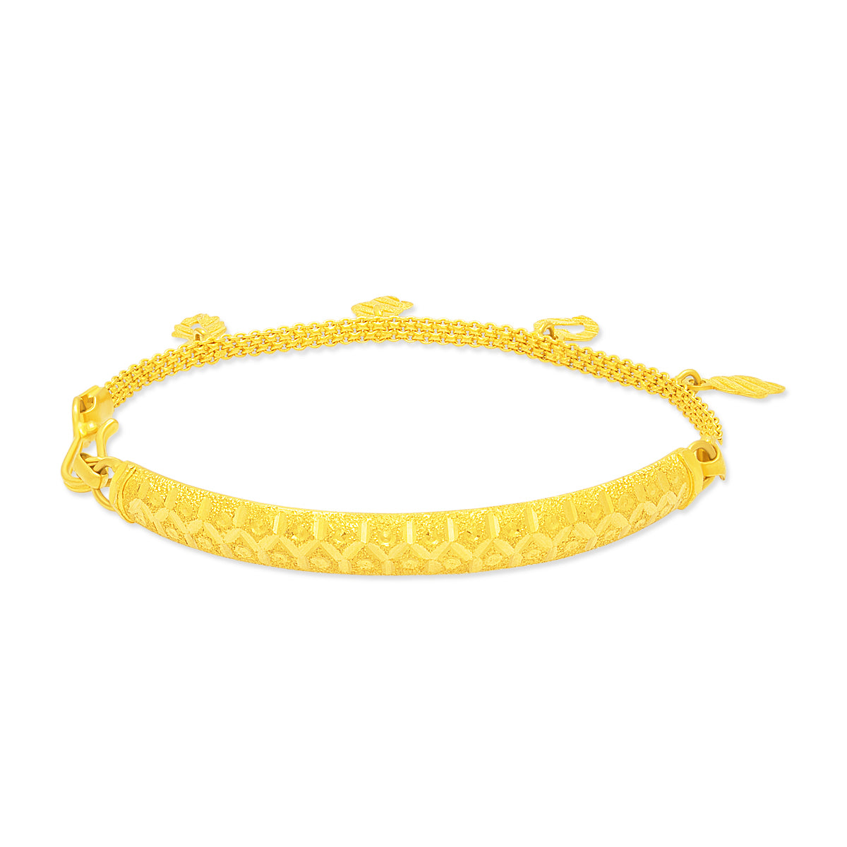 Bold Graceful Gold Bracelet