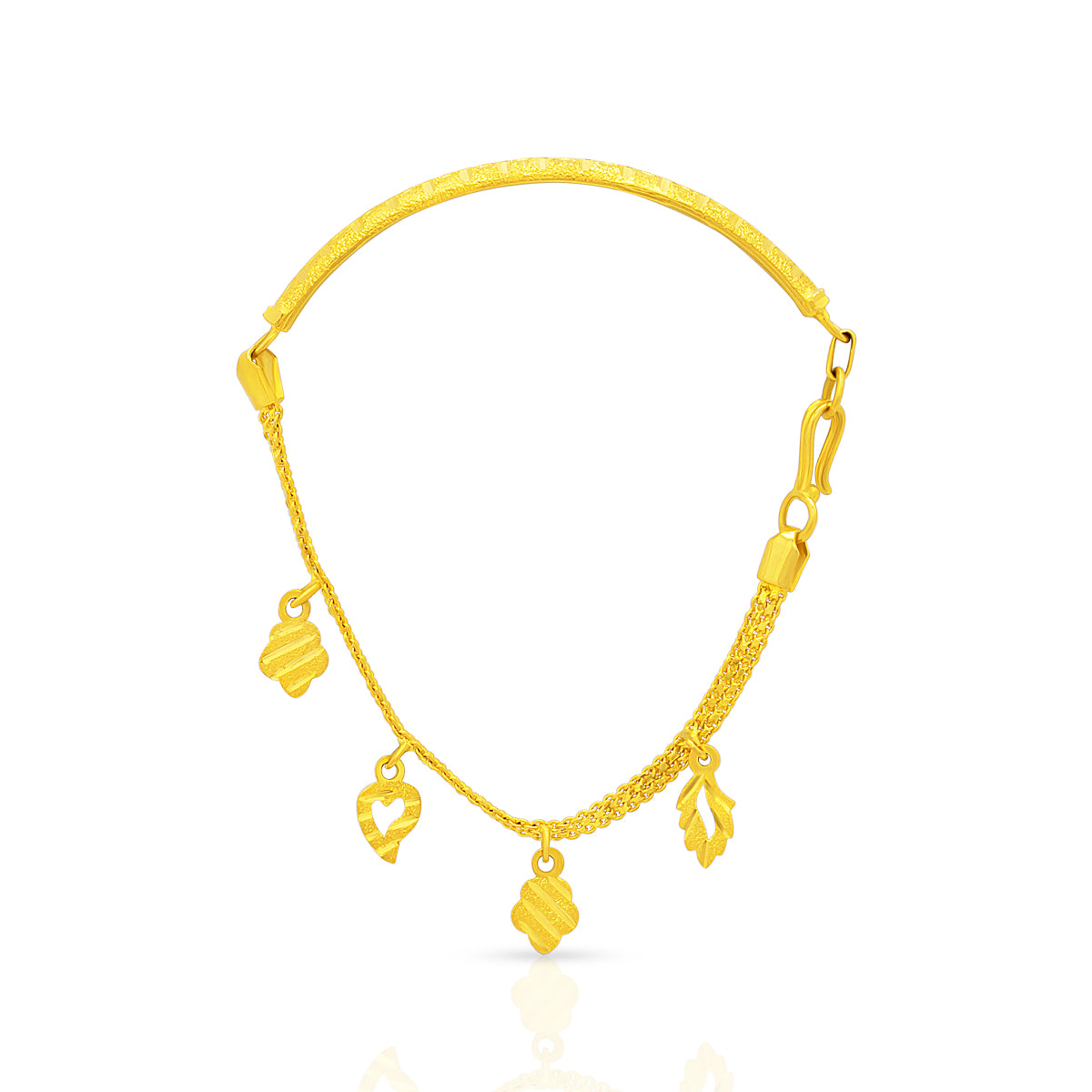 Bold Graceful Gold Bracelet