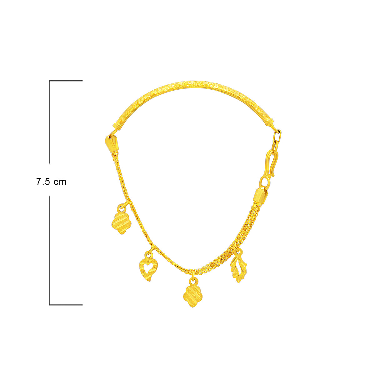 Bold Graceful Gold Bracelet