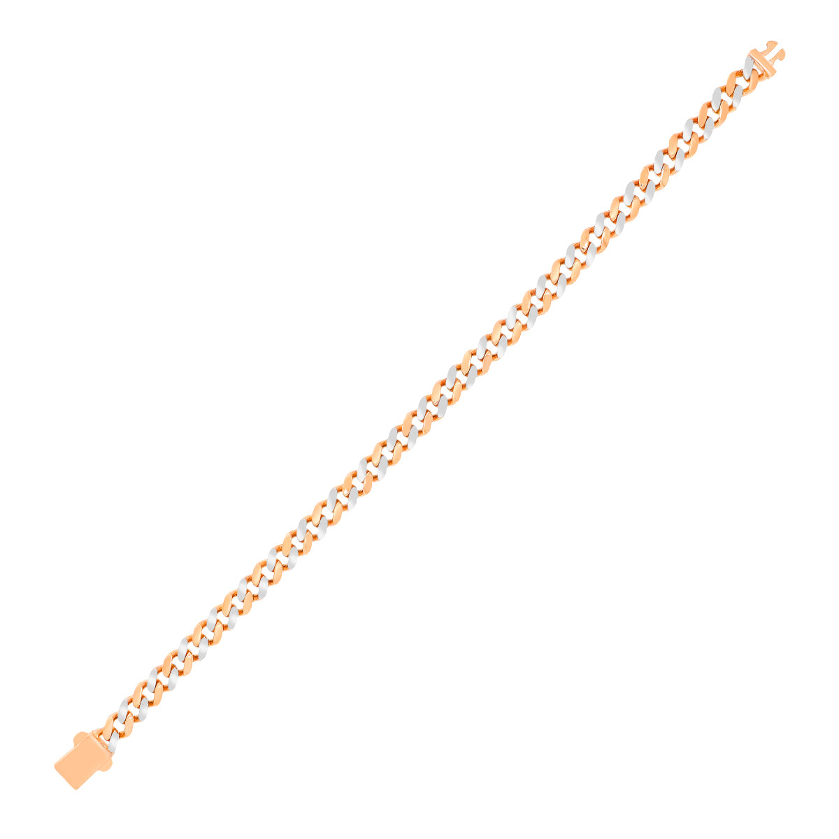 Vigorous Edge 18K Gold Bracelet for Men