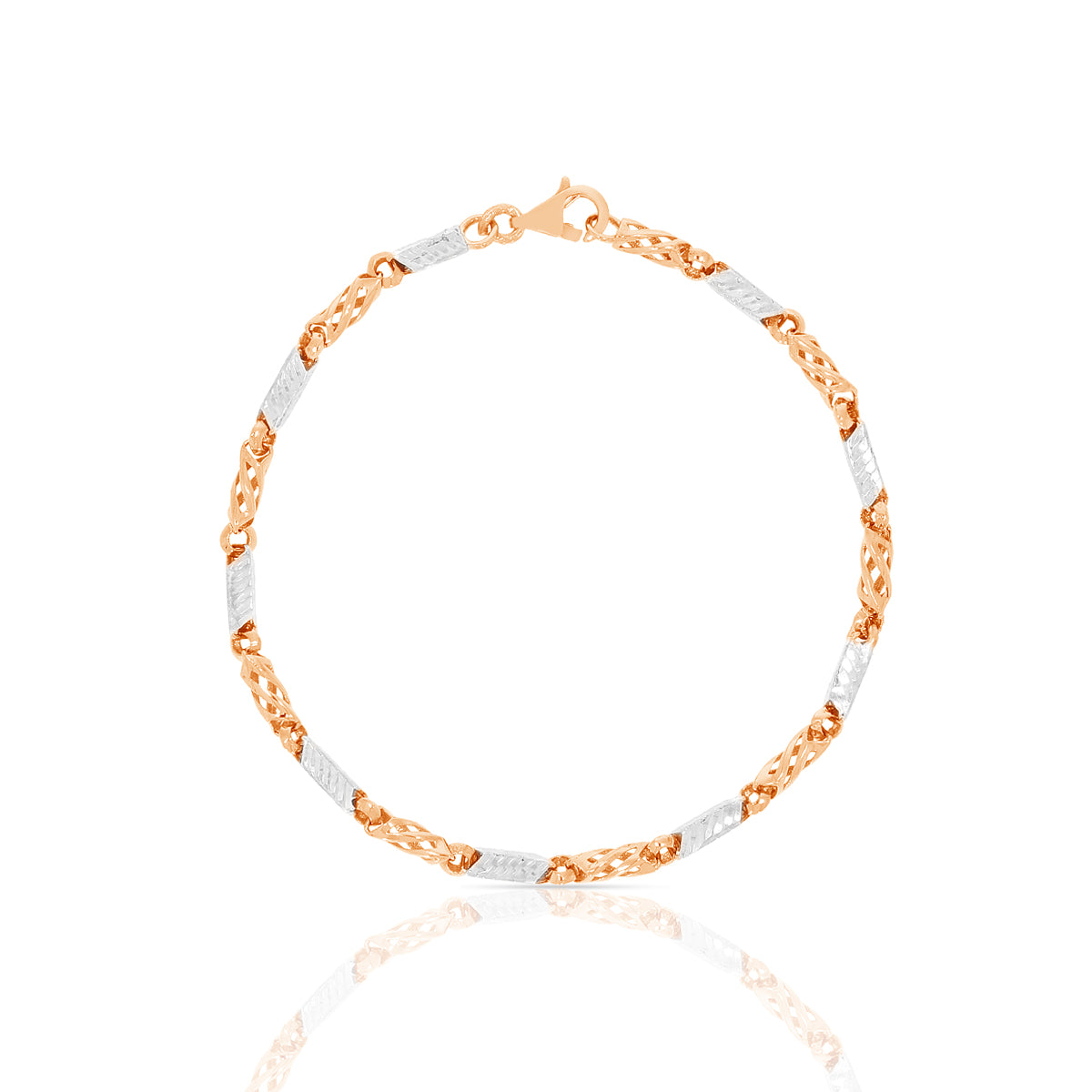 Robust Gleam 18K Gold Bracelet for Men
