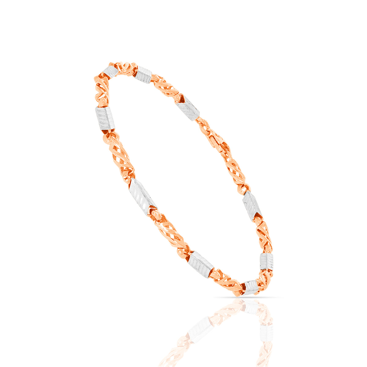 Robust Gleam 18K Gold Bracelet for Men