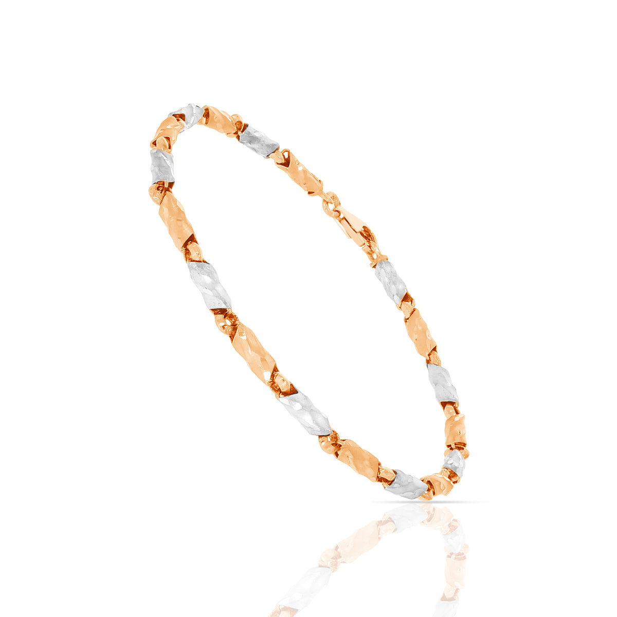 Polished Urban 18K Gold Bracelet for Men