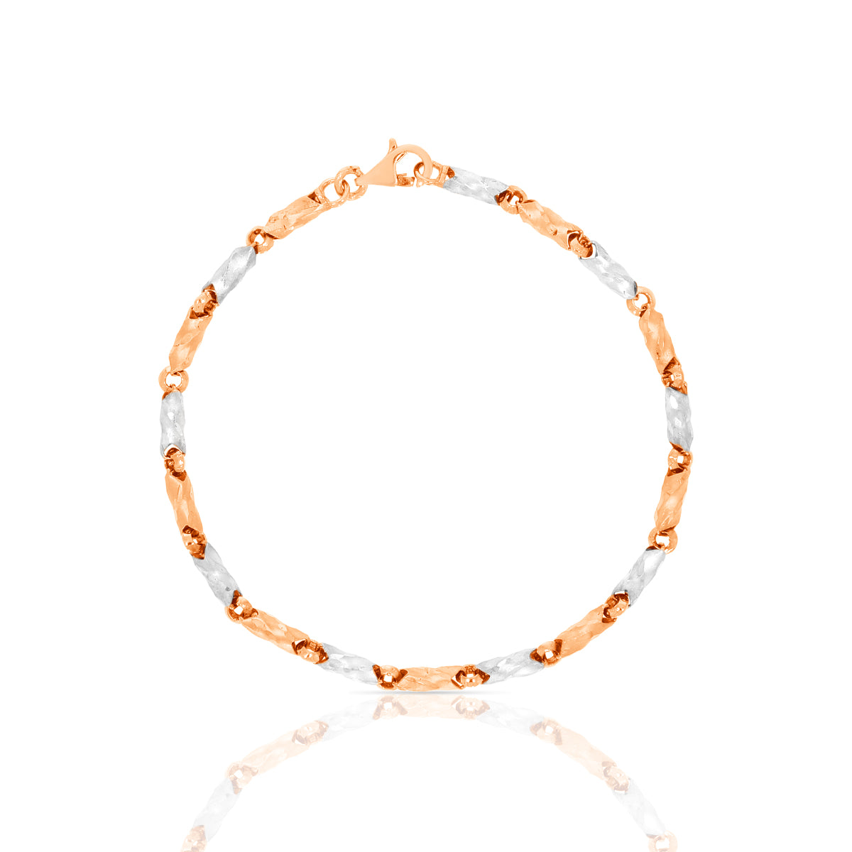 Polished Urban 18K Gold Bracelet for Men