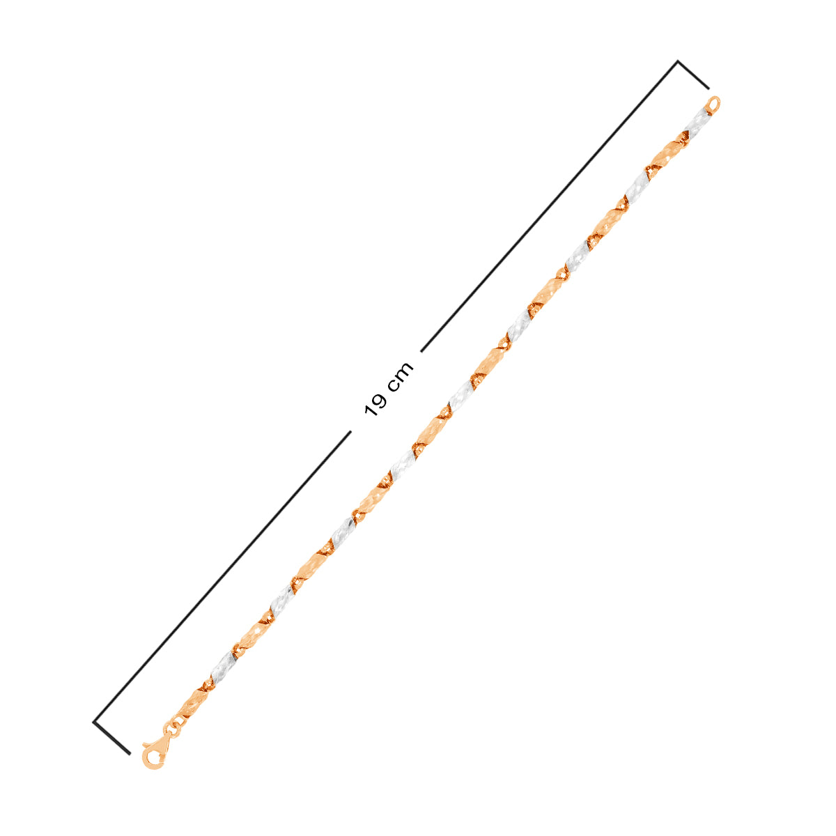 Polished Urban 18K Gold Bracelet for Men