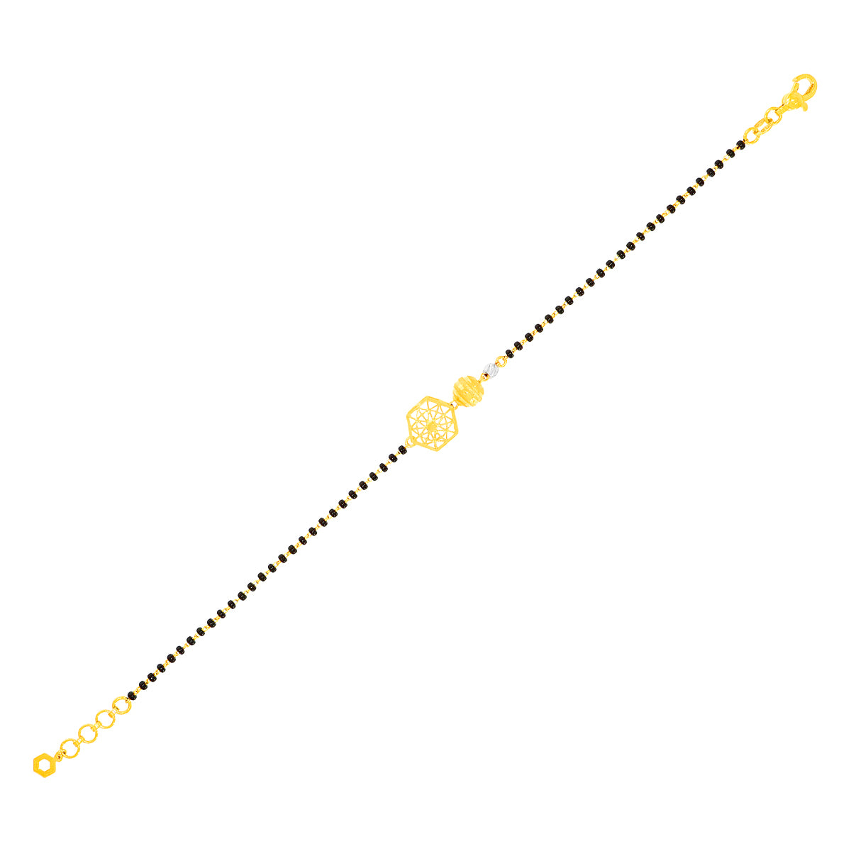 Heartfelt Harmony Gold Mangalsutra Bracelet