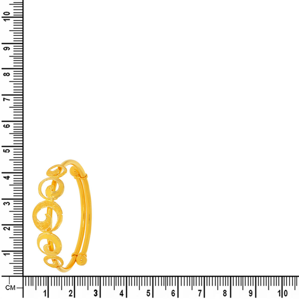 Spiral Elegance Gold Kadli