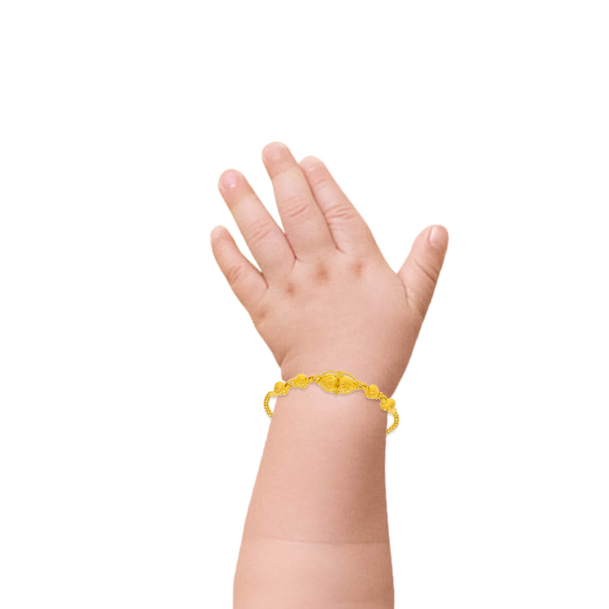 Gleaming Elegant Gold Kids Bracelet
