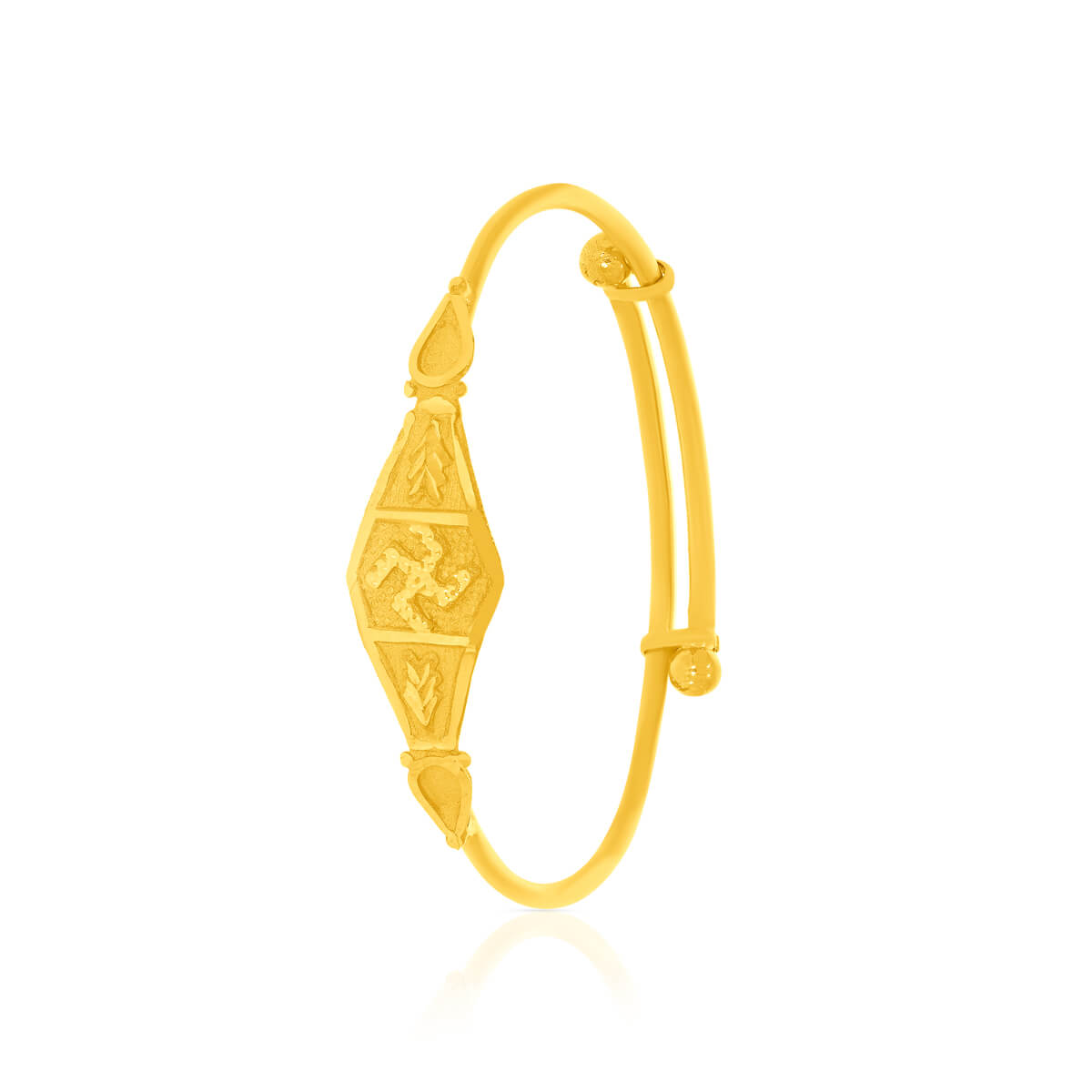 Intricate Artistry Gold Kadli