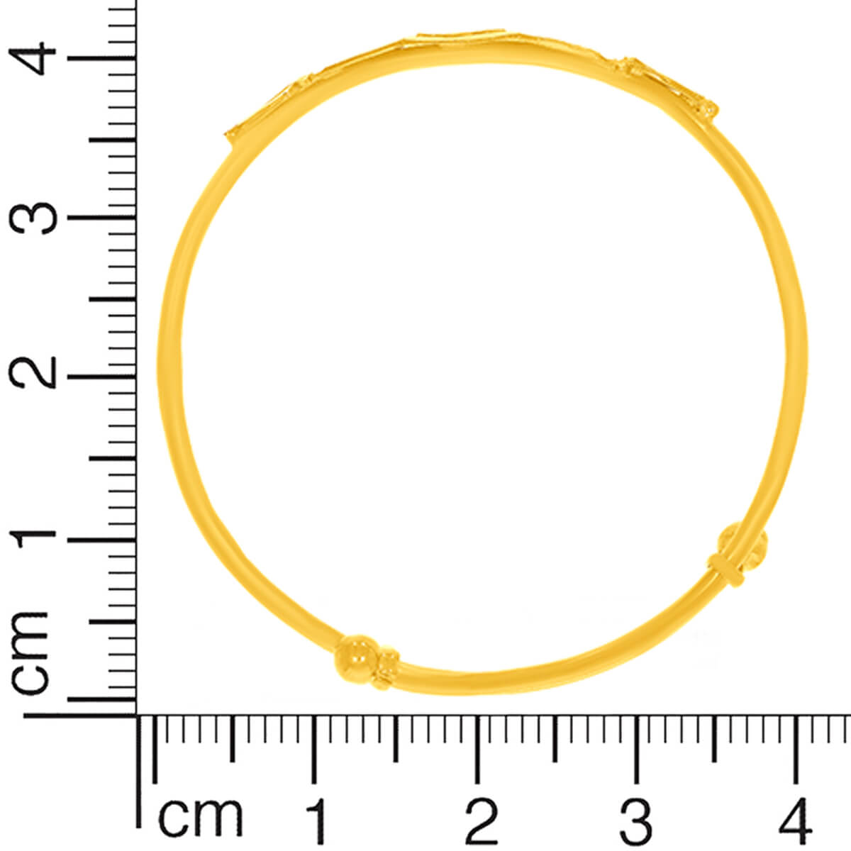 Intricate Artistry Gold Kadli