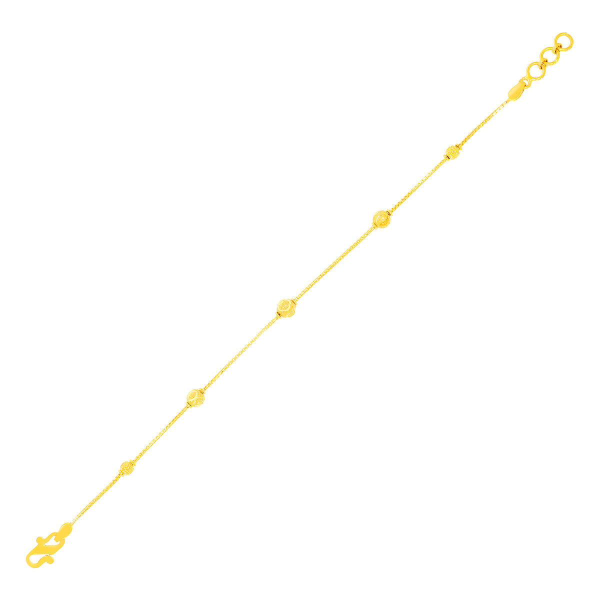 Minimalist Stylish 22Kt Gold Bracelet