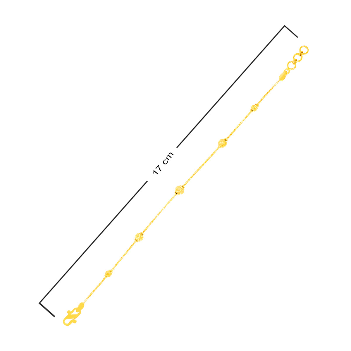 Minimalist Stylish 22Kt Gold Bracelet