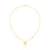 Blooming Elegance Gold Necklace